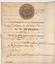 ANTOINE-GILLES SAVIN (1754-AFTER 1830)
MASONRY  
Autograph letter signed by the Worshipful Mater of the Lodge L’Amitié à l’Orient de Paris as substitute of the secretariat  of the Grand Orient de France, addressed to Brother Louis Caille.