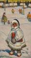Nickolai Ivanovich Getman (1917 - 2004)
Schoolgirl in Chukotka, 1958