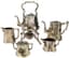 CHINESE EXPORT SILVER TEA AND COFFEE SERVICE DECORATED WITH SAKURA BLOOMING BRANCHES, 6 PIECES
ZEEWO, SHANGHAI, EARLY 20TH CENTURY