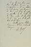 GUSTAVE EIFFEL (1832-1923)
Lettre signée ”G. Eiffel“ avec un mot autographe, à Mme MAGNIN, Banque de France