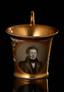 EASTER EGG, CUP WITH SAUCER, CUP WITH A PORTRAIT OF KUTUZOV
Porcelain