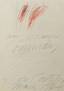 CY TWOMBLY (1928 – 2011) Poster Study for ‘Nine Discourses on Commodus by Cy Twombly at Leo Castelli’