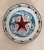 SOVIET PORCELAIN PROPAGANDA PLATTER: ‘RSFSR. KRASNAYA ZVEZDA’ [RSFSR. RED STAR]
DESIGNED BY LUBOV GAUSH, STATE PORCELAIN FACTORY, 1920