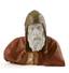 ANTOKOLSKY Mark Matveevich (1843-1902) Saint Nestor the Chronicler. 1890s - early 1900s. Biscuit, colored watering