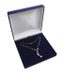 COLLIER OR GRIS 18K, PERLES, DIAMANTS