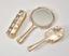 VIENNESE SILVER TOILET SET
3 parts, consisting of: hand mirror, hair and clothes bust, mirror