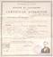 CERTIFICAT D’IDENTITE
Identity card in the name of Nikolai Laskin-Rostovsky (1914-?), issued by the French government. Nice, December 27, 1929.