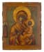 ICON ‘THE TIKHVINSKAYA MOTHER OF GOD’ WITH SAINT OLYMPIAS THE DEACONESS
Ural Region (?), late 19th century