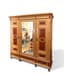 ANTIQUE MAPLE, LEMON AND OAK AND MAHOGANY BEDROOM SET, CIRCA 1880