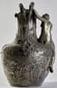 ALEXANDRE VIBERT (CIRCA 1847-1909)
ART NOUVEAU PEWTER PITCHER DECORATED WITH A NUDE HOLDING A NET