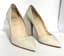 CHRISTIAN LOUBOUTIN
WHITE PYTHON LEATHER POINTED TOE ‘SO KATE’ PUMPS