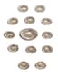 SET OF 13 TIFFANY SILVER CAVIAR SERVING PLATES