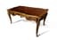 REGENCY-STYLE FLAT DESK IN VENEERED WOOD WITH THREE DRAWERS, CIRCA 1900