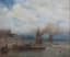 ALEXEI BOGOLYUBOV (1824-1896)
Sailboats in the port of Kronstad 1881