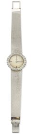 OMEGA
MONTRE-BRACELET EN OR GRIS 18K ET DIAMANTS, ANNEES 1960