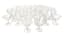 ‘FOREST’ SET OF BOHEMIAN CRYSTAL 24 WINE GLASSES AND 8 CHAMPAGNE FLUTES
