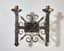 MICHEL ZADOUNAISKY (1903-1983)
wrought iron wall sconce