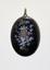 ENAMEL AND SILVER MIRROR PENDANT