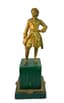SCULPTURE OF PETER I ON A MALACHITE BASE
Russia, 19th century