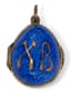 ‘EASTER EGG’ SILVER-GILT ENAMEL PENDANT