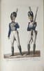 VERNЕT CARLE (1758-1835)
Collection de Costumes (1815 et 1816) dessinée d'après nature par Carle VERNET. [Collection of Costumes Belonging to Certain
Nations of Europe, Drawn from Life by Carle Vernet], Engraved by Debuicourt. [Series 2 and 3]. Paris; London, [1815-1816]. - [8] p.; [13] plates; 45.8x30.3 cm.