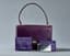 GUCCI VINTAGE VIOLET CROCODILE HANDBAG**