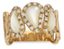 BAGUE EN OR JAUNE 18K DIAMANTS ET NACRE
