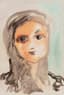 ANATOLY ZVEREV (1931 - 1986)
Portrait of a woman with long hair