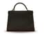 HERMÈS KELLY 32 RETOURNE
Black grained leather, 2001