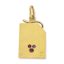PENDENTIF RUSSE ANTIQUE EN OR JAUNE 14K, DIAMANTS ET RUBIS
SAINT-PETERSBOURG, AVANT 1927