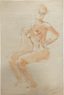 ALEXANDER KONSTANTINOVSKY (1906–1958)
Seated nude