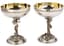PEDRO DURAN PAIR OF 'BACCHUS' SPANISH SILVER AND SILVER-GILT TOASTING GOBLETS