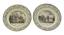 Two French Faience plates featuring scenes of French history
Choisy-le-Roi pottery factory, France, circa 1820