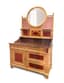ANTIQUE MAPLE, LEMON AND OAK AND MAHOGANY BEDROOM SET, CIRCA 1880