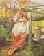 School of Fedot Sychkov (1870-1958)
Peasant girls, circa 1930s