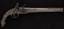 Flintlock pistol.