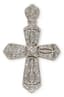 ‘THE CROSS’ 14K WHITE GOLD AND DIAMOND PENDANT