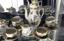 HEREND PORCELAIN FACTORY TABLE SERVICE WITH BUTTERFLIES AND FLOWERS, 90 pieces