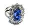 SAPPHIRE AND DIAMOND RING