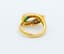 ‘MOI & TOI’ EMERALD AND 18K YELLOW GOLD RING