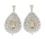 GIRONA PRIVÉ
18K WHITE GOLD AND 13.86 CT. DIAMOND DROP EARRINGS (WITH CERTIFICATE)