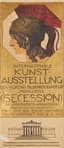 FRANZ VON STUCK (1863-1928)
A VINTAGE EXHIBITION POSTER FOR KUNST-AUSSTELLUNG MÜNCHENS SECESSION, KREFELD‘, 1904