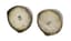 PAIR OF RUSSIAN PARCEL-GILT SILVER AND ENAMEL SALT CELLARS
Assay master’s mark of Lev Oleks, Moscow, 1892