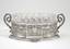 Silver and crystal rusk dish adorned with floral decor 
Workshop "W. H". Russia, 1908-1917