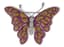 BUTTERFLY’ 18K WHITE AND BLACK GOLD, DIAMONDS, RUBIES, ROSE AND YELLOW SAPPHIRES BROOCH