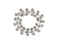 18K WHITE GOLD AND DIAMOND RINCEAUX SHAPED BRACELET