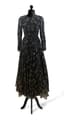 DOLCE & GABBANA FALL WINTER 2014 AT MILAN FASHION WEEK
Long silk dress with gold and silver key pattern