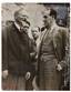Léon Trotsky after assassination attempt with General Jose Manuel Nunez in 1940 in Mexico.
undefined