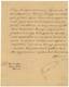 WIDOWED EMPRESS MARIA FEDOROVNA (1759-1828), Letter to the Court counselor Gersevanova. April 13, 1820. St Petersburg