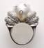 Pearl ring
Important south sea pearl, Set with circa 2,1cts diamonds, Can make a set with previous lot